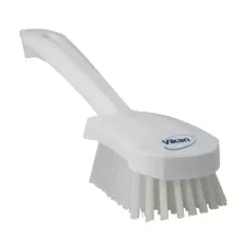 Brosse vaisselle courte dure blanche