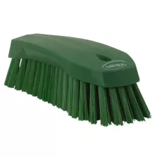 Brosse à main dure verte