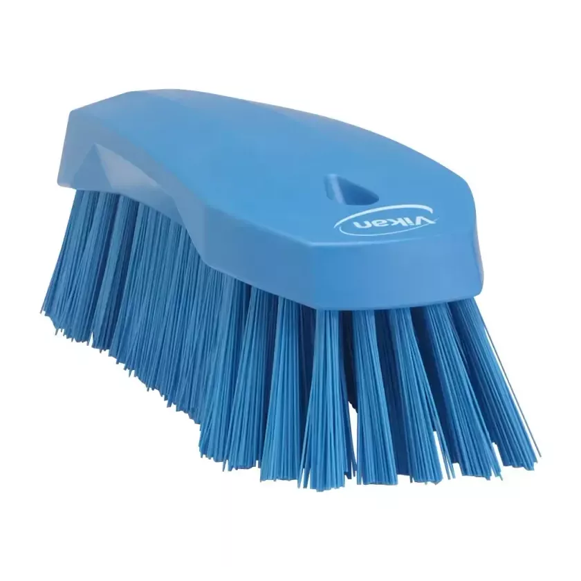 Brosse à main dure bleue