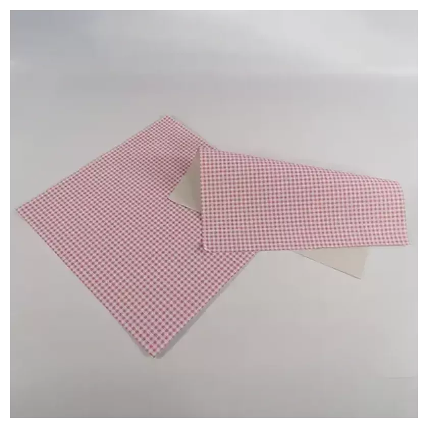 Papier duplex 50x64cm Vichy rose