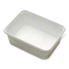 Ravier magnetron 1L PP blanc