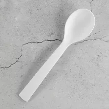 Cuillère salade petite blanc plexi 24cm