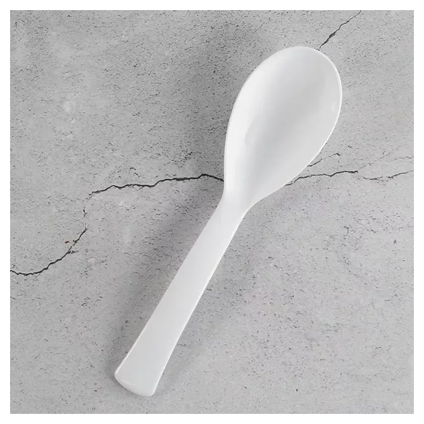 Cuillère salade grande blanc plexi 24cm