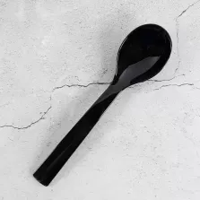 Cuillère salade petite noir plexi 24cm