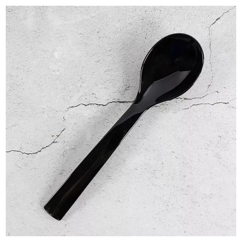 Cuillère salade petite noir plexi 24cm