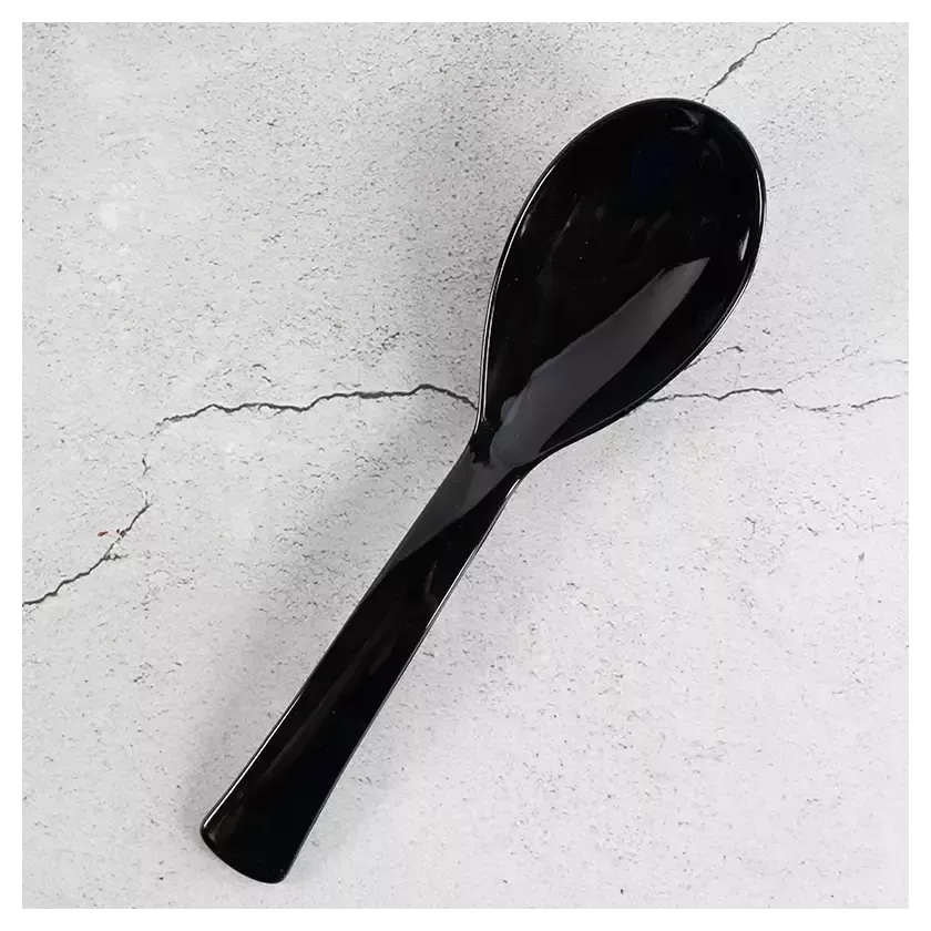 Cuillère salade grande noir plexi 24cm