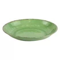 Plat melamine rond vert...