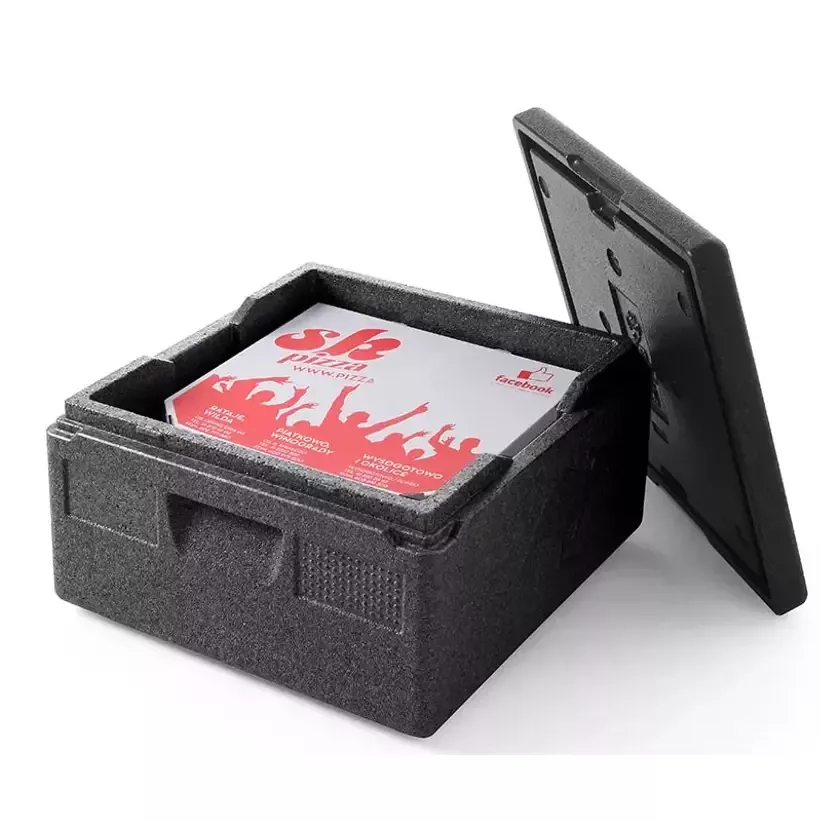 Thermobox pizza noir 410x410x240mm
