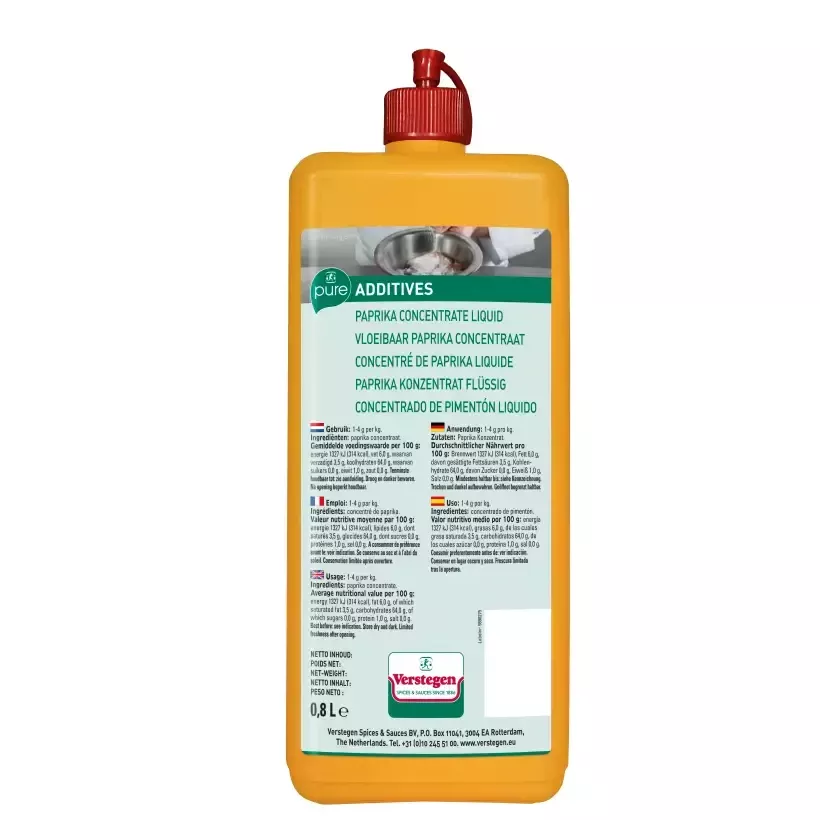 Paprika extrait liquide 1kg Verstegen