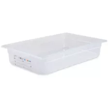 Bac GN 1 1 100mm 12,8L PP transparent