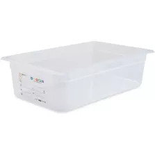 Bac GN 1 1 150mm 19,2L PP transparent