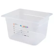 Bac GN 1 2 200mm 11,4L PP transparent