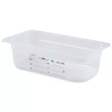 Bac GN 1 3 100mm 3,64L PP transparent