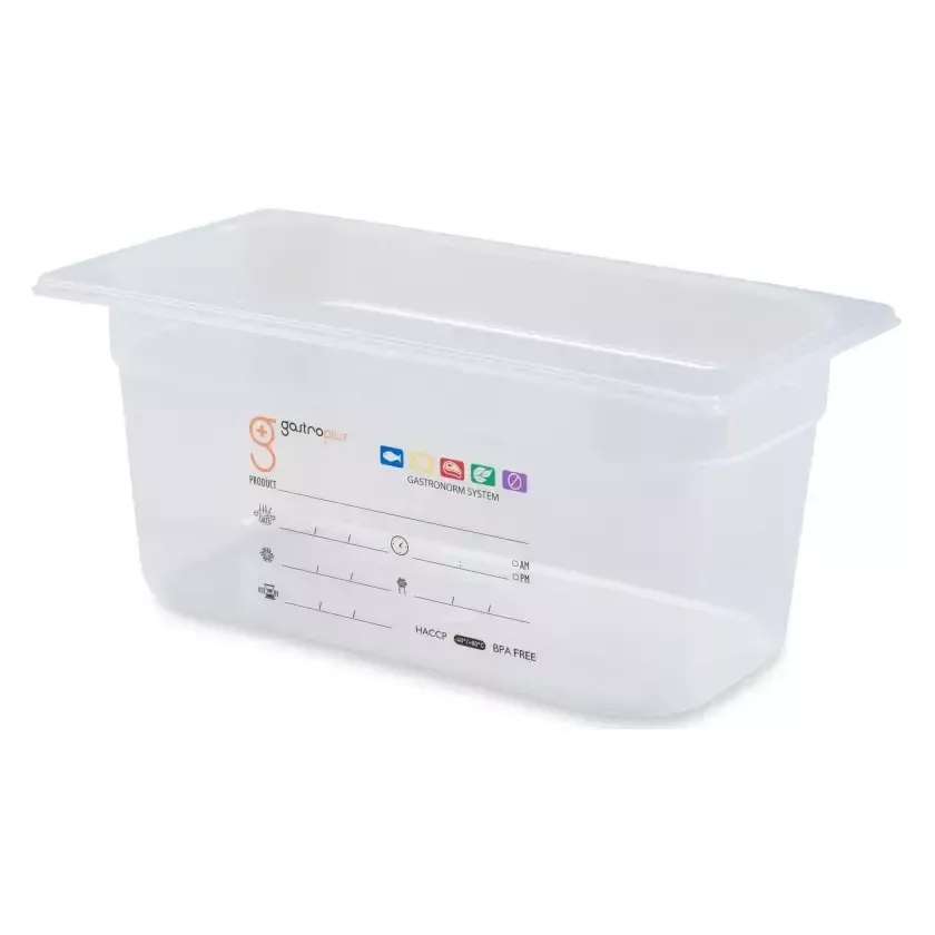 Bac GN 1 3 150mm 5,3L PP transparent