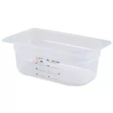 Bac GN 1 4 100mm 2,5L PP transparent