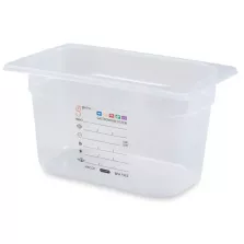 Bac GN 1 4 150mm 3,65L PP transparent