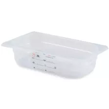 Bac GN 1 4 65mm 1,63L PP transparent