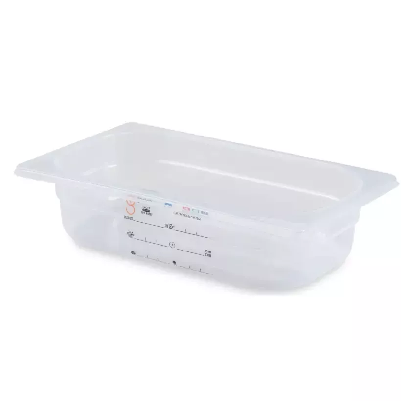 Bac GN 1 4 65mm 1,63L PP transparent