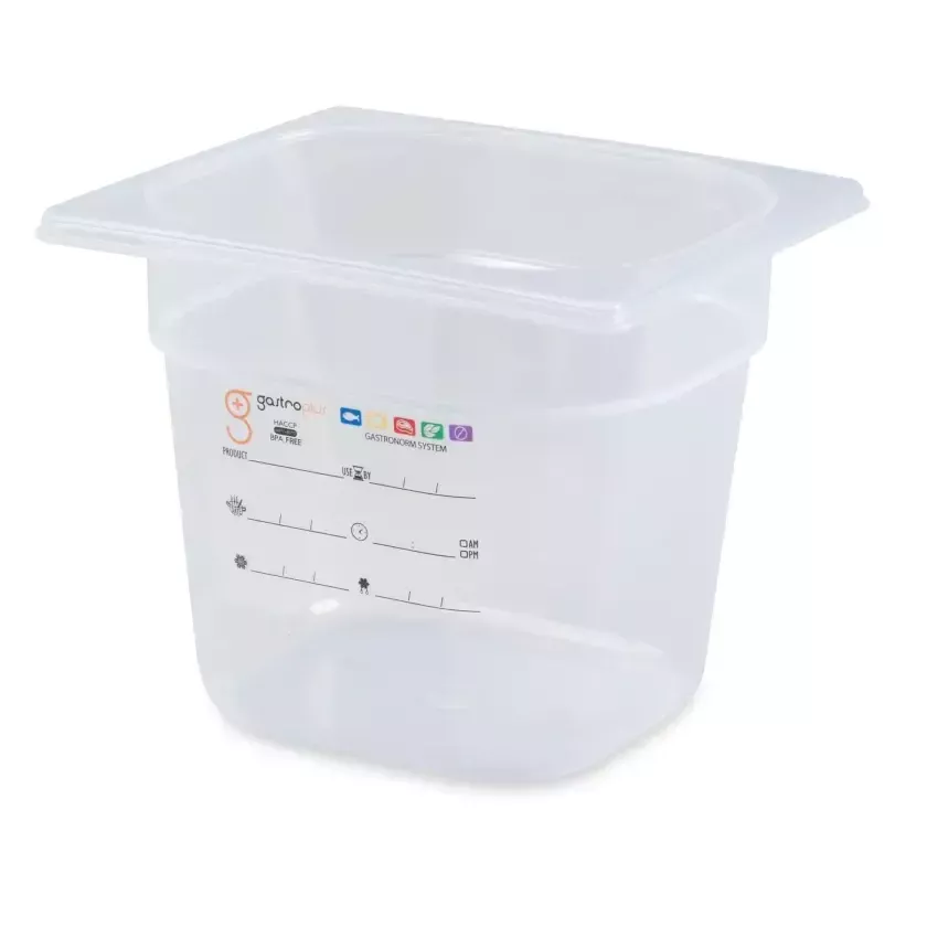 Bac GN 1 6 150mm 2,2L PP transparent