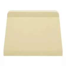 Grattoir 120x100mm PVC blanc