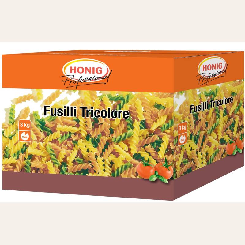 Fusilli tricolore 3kg Honig...