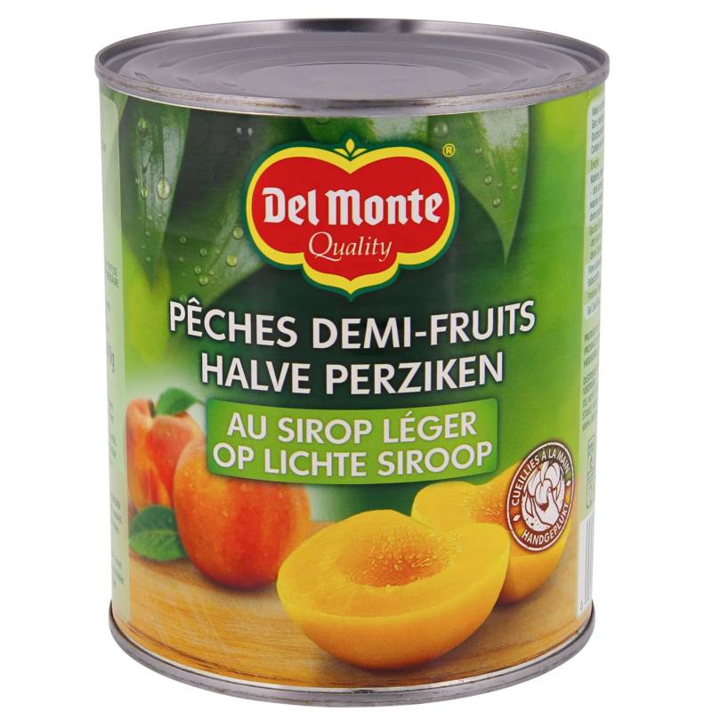 Demi-peches au sirop 825g