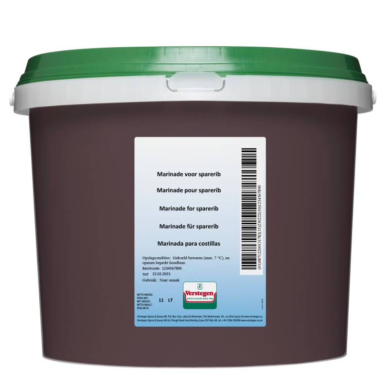 Marinade sparerib 11L Verstegen