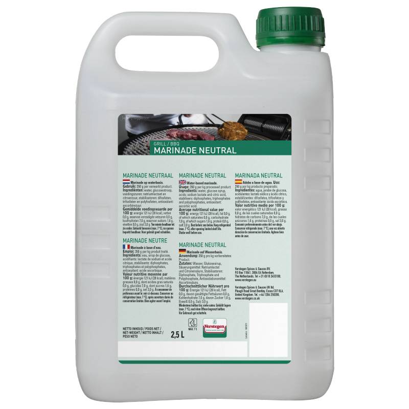 Marinade neutre 2,5L Verstegen