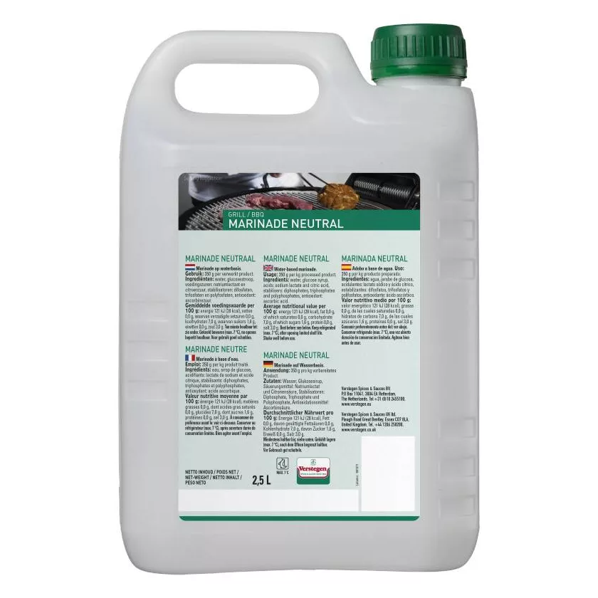 Marinade neutre 2,5L Verstegen