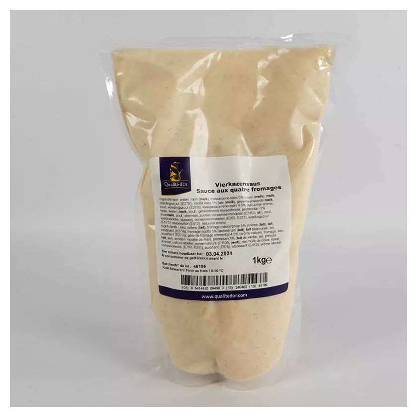 Sauce aux quatre fromages 4x1kg Qualite d'Or