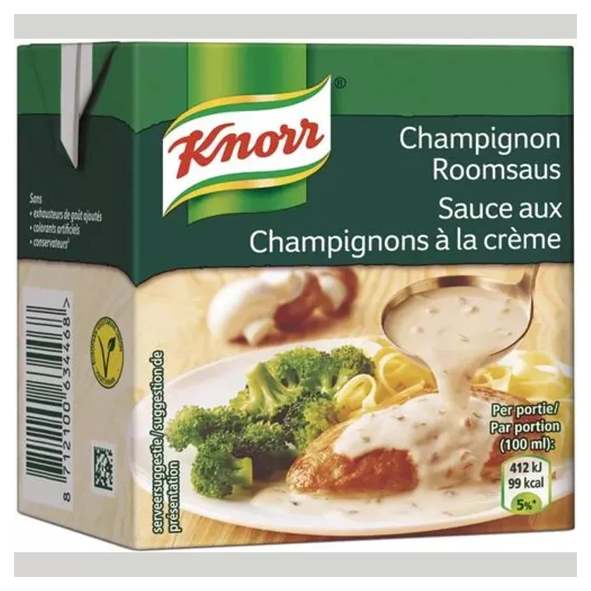 Sauce aux champignons 300ml Knorr Liquide