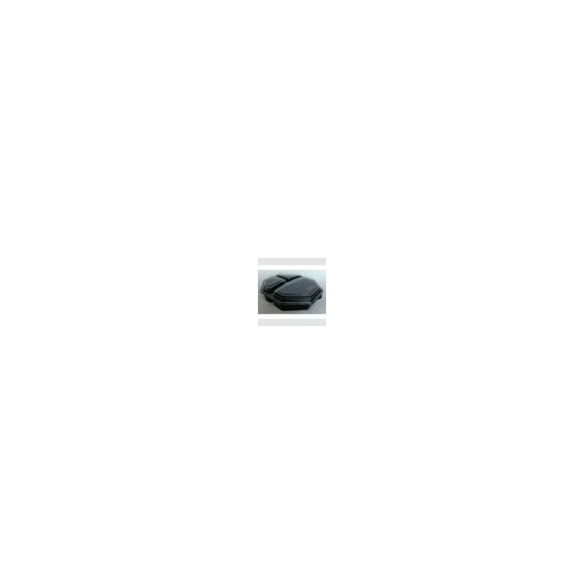 Octaview microbox 3 compartiments 230x230x60mm Duni