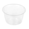 PLA ravier diametre 70xh26mm 60ml transparent compostable