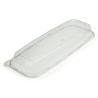 PET couvercle rectangulaire 17x45cm clear Sabert