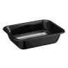 PP tray 180x140x45mm noir 1 compartiment 700ml