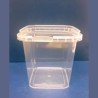 PP ravier carre 520ml transparent 95x95x103mm cachete