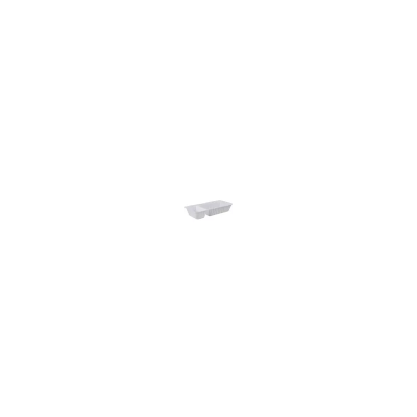 Ravier A22 207x97x35mm blanc 2 compartiments