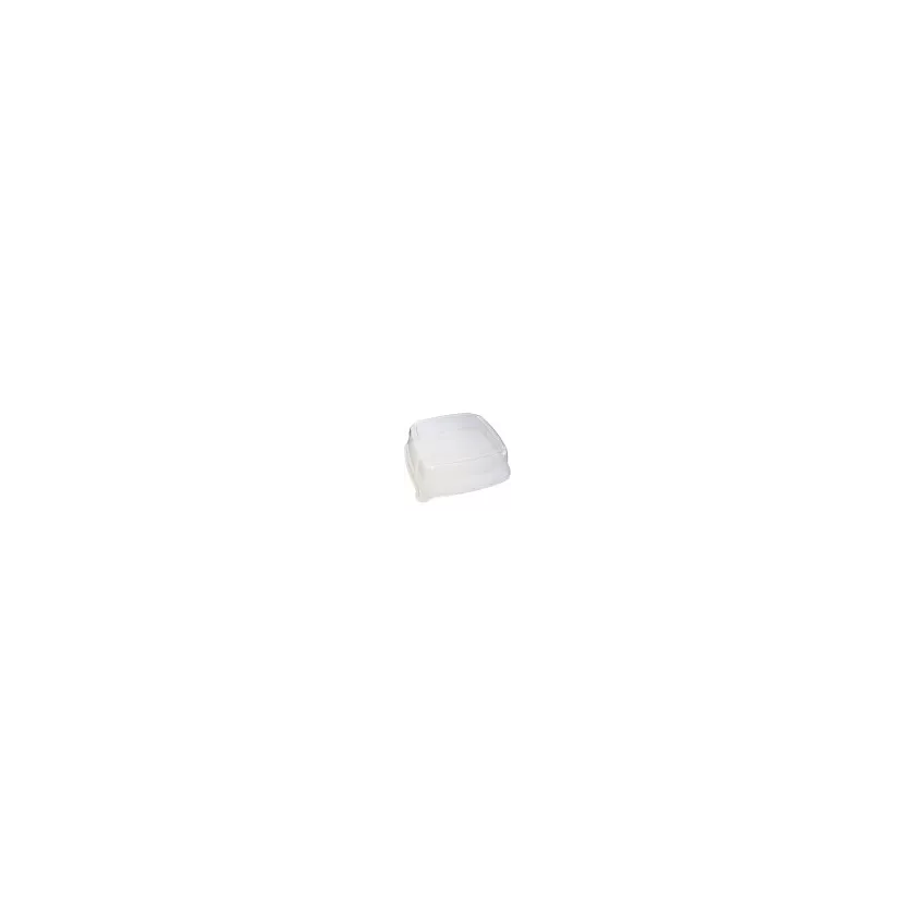 RPET square couvercle 30x30cm clear Sabert