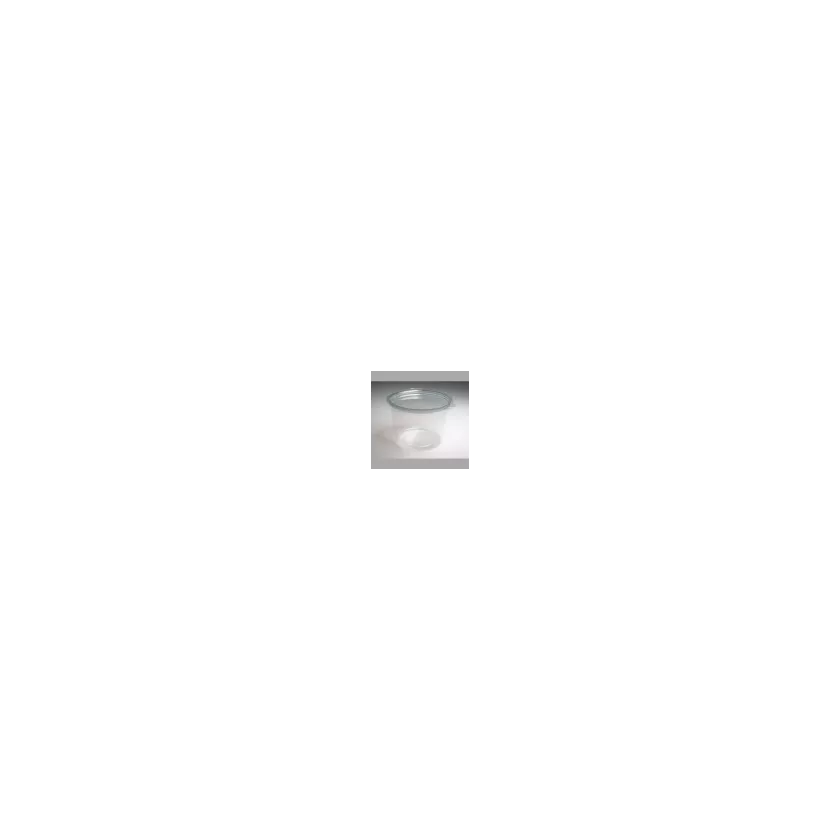 RPET ravier rond 500ml couvercle a charniere diametre 120x80mm Olipack