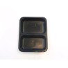 PP tray 227x178x50mm noir 2COMP - M