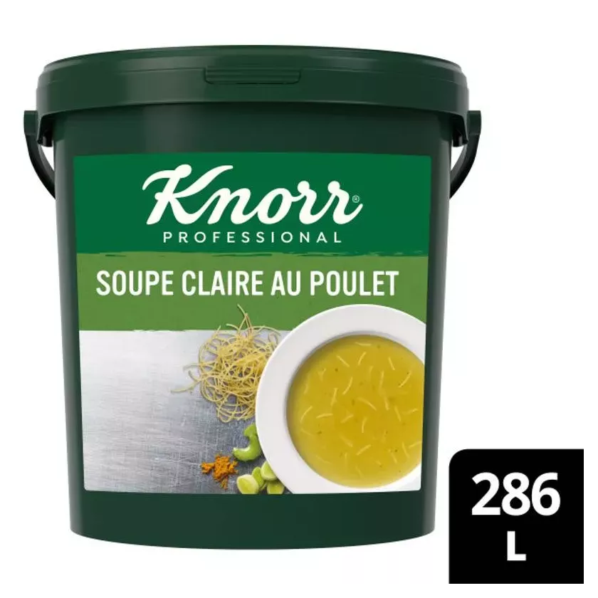 Soupe claire au poulet 10kg Knorr Professional