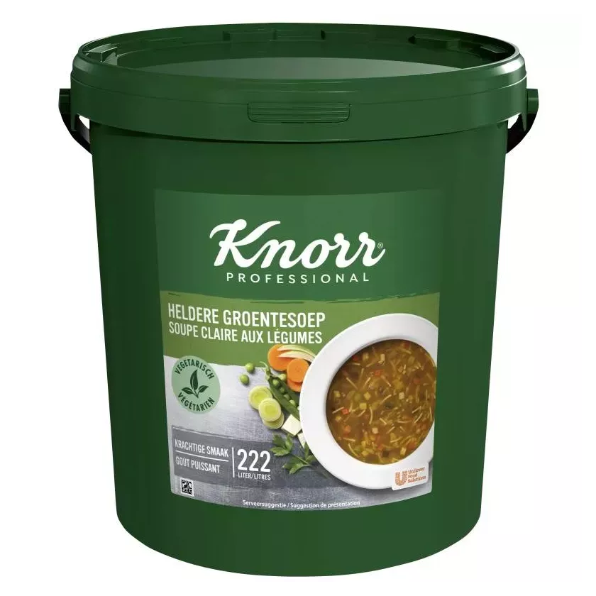Soupe claire aux legumes 10kg Knorr Professional
