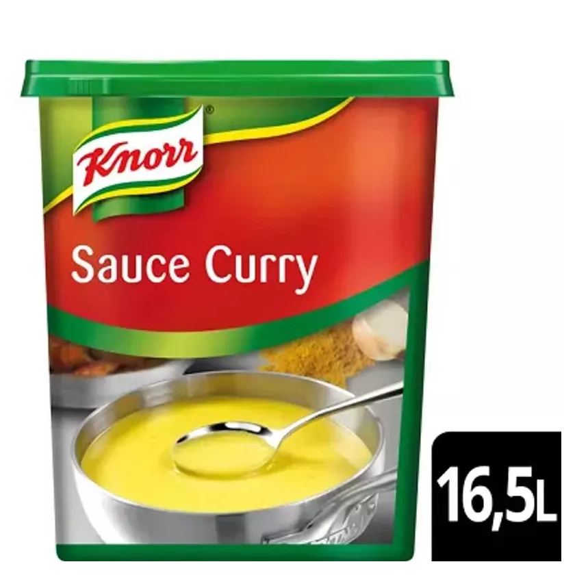 Sauce curry poudre 1,4kg Knorr