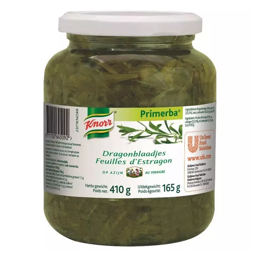 ESTRAGON FEUILLES VINAIGRE 410g Primerba