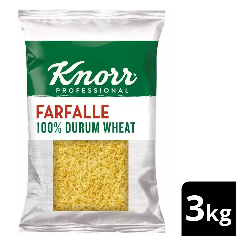 Farfalle 4x3kg stable cuisson Knorr Professional