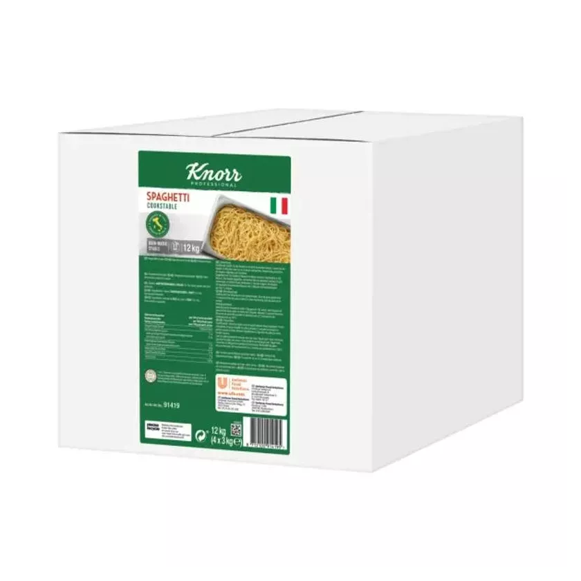 Spaghetti 4x3kg stable cuisson Knorr Professional