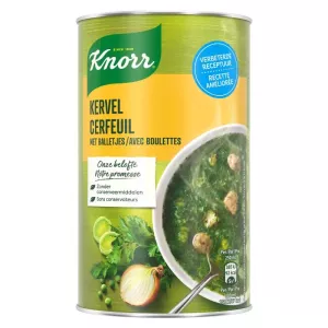 Soupe cerfeuil plus boulettes boite 515ml Knorr