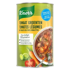 Tomates legumes plus boulettes boite 515ml Knorr