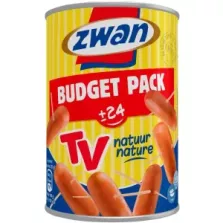TV saucisses 12x410g Zwan TV Budget Pack