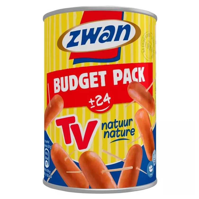 TV saucisses 12x410g Zwan TV Budget Pack
